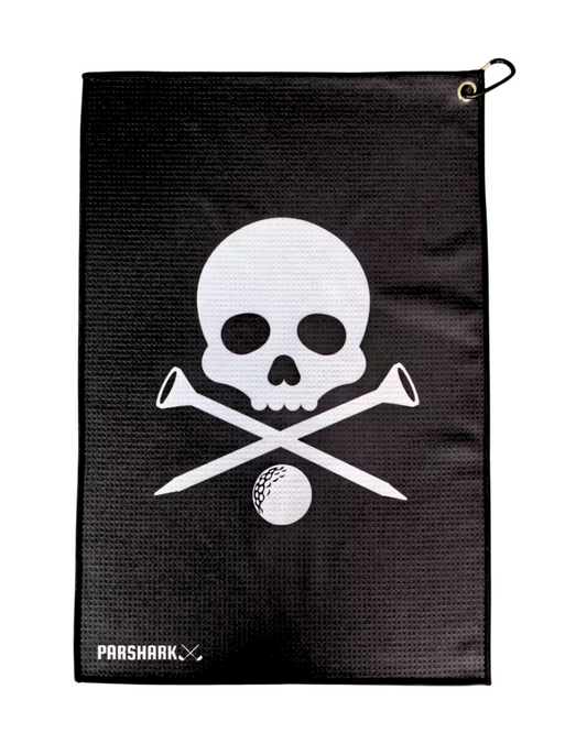ParShark Golf Towel - Black Tees