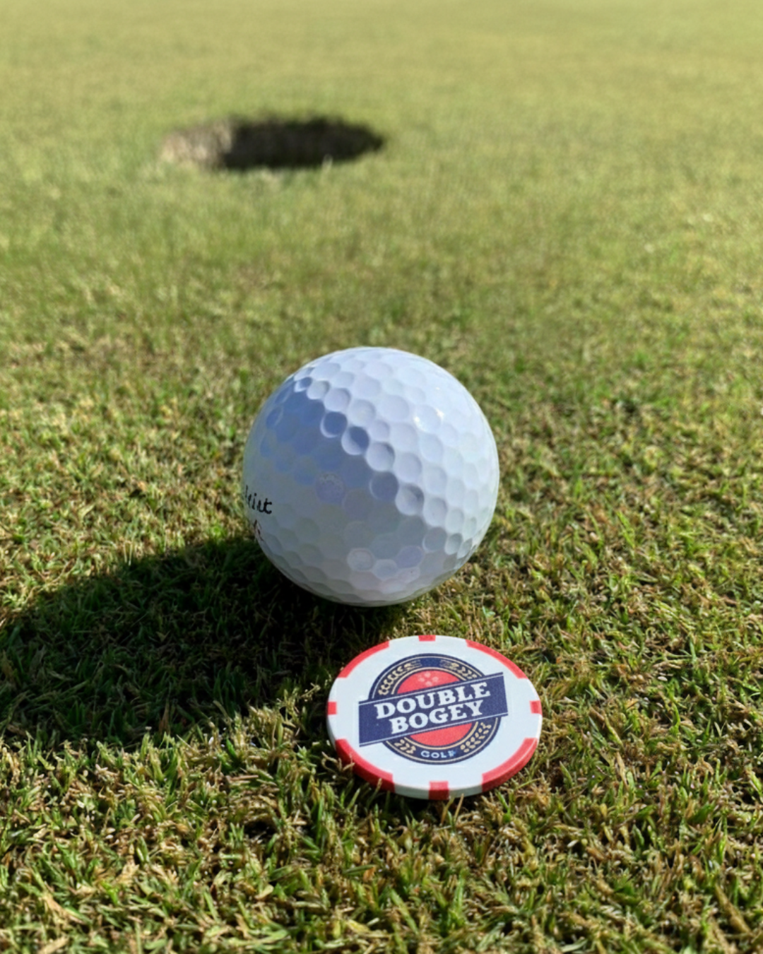 ParShark Golf Marker Poker Chip - Double Bogey