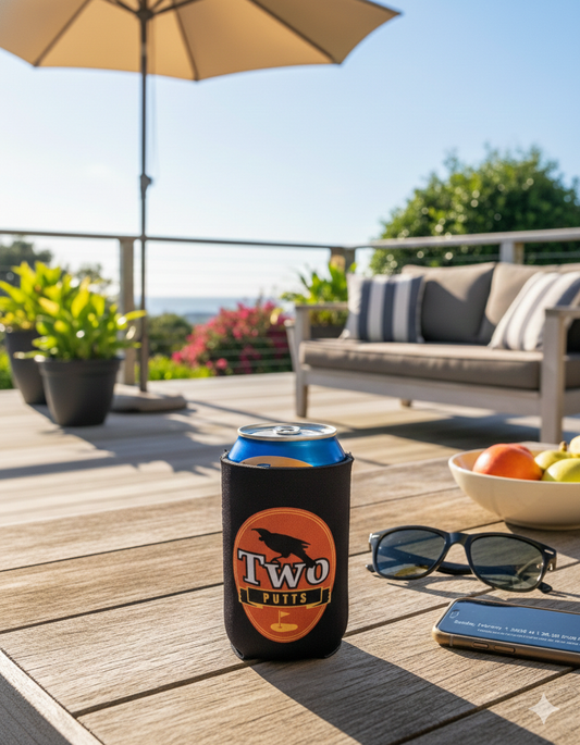 ParShark Beer Koozie Two Putts