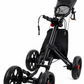 ParShark Golf Trundler 4 Wheel Umbrella Holder - Stealth