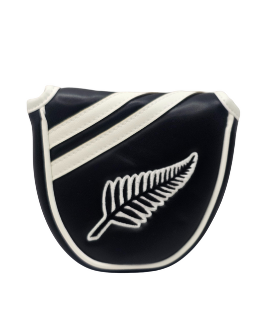 ParShark Golf Mallet Putter Head Cover – NZ Fern (magnetic closure)