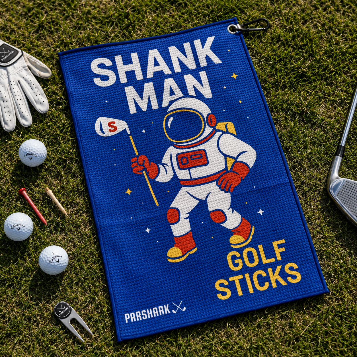 ParShark Golf Towel - Shank Man