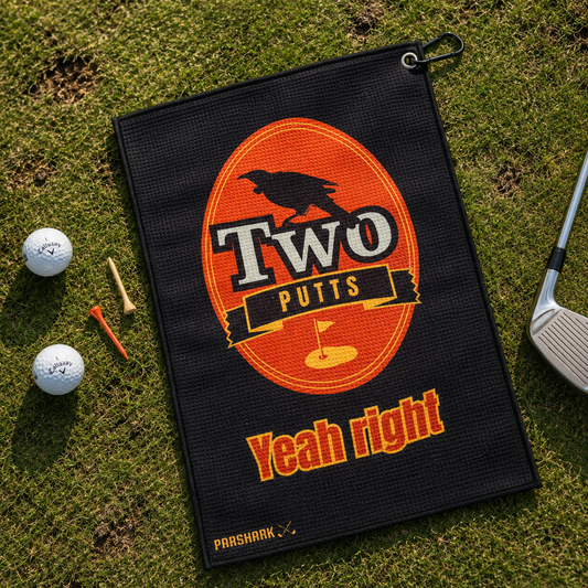 ParShark Golf Towel - Two Putts