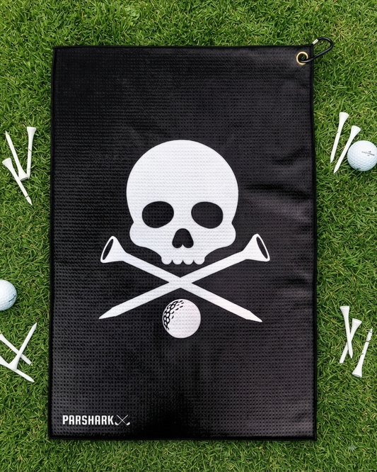 ParShark Golf Towel - Black Tees