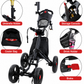 ParShark Golf Trundler 4 Wheel Umbrella Holder - Stealth