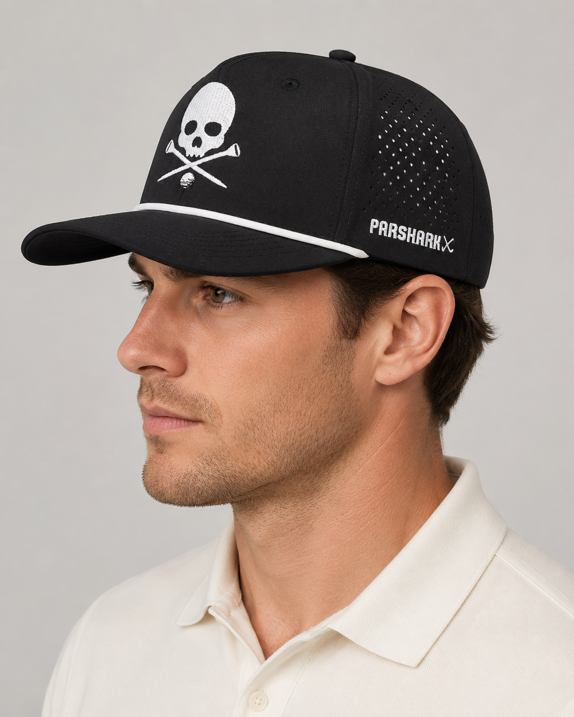 ParShark Black Tees Golf Hat – Snapback