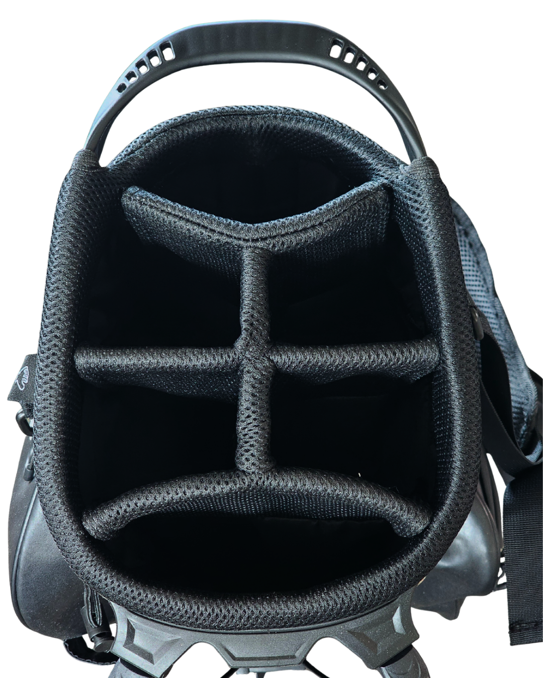 ParShark Stealth Hybrid Stand Bag + Stealth Black Headcovers