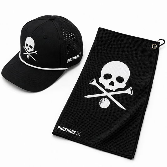 ParShark Black Tees Hat & Towel Pack