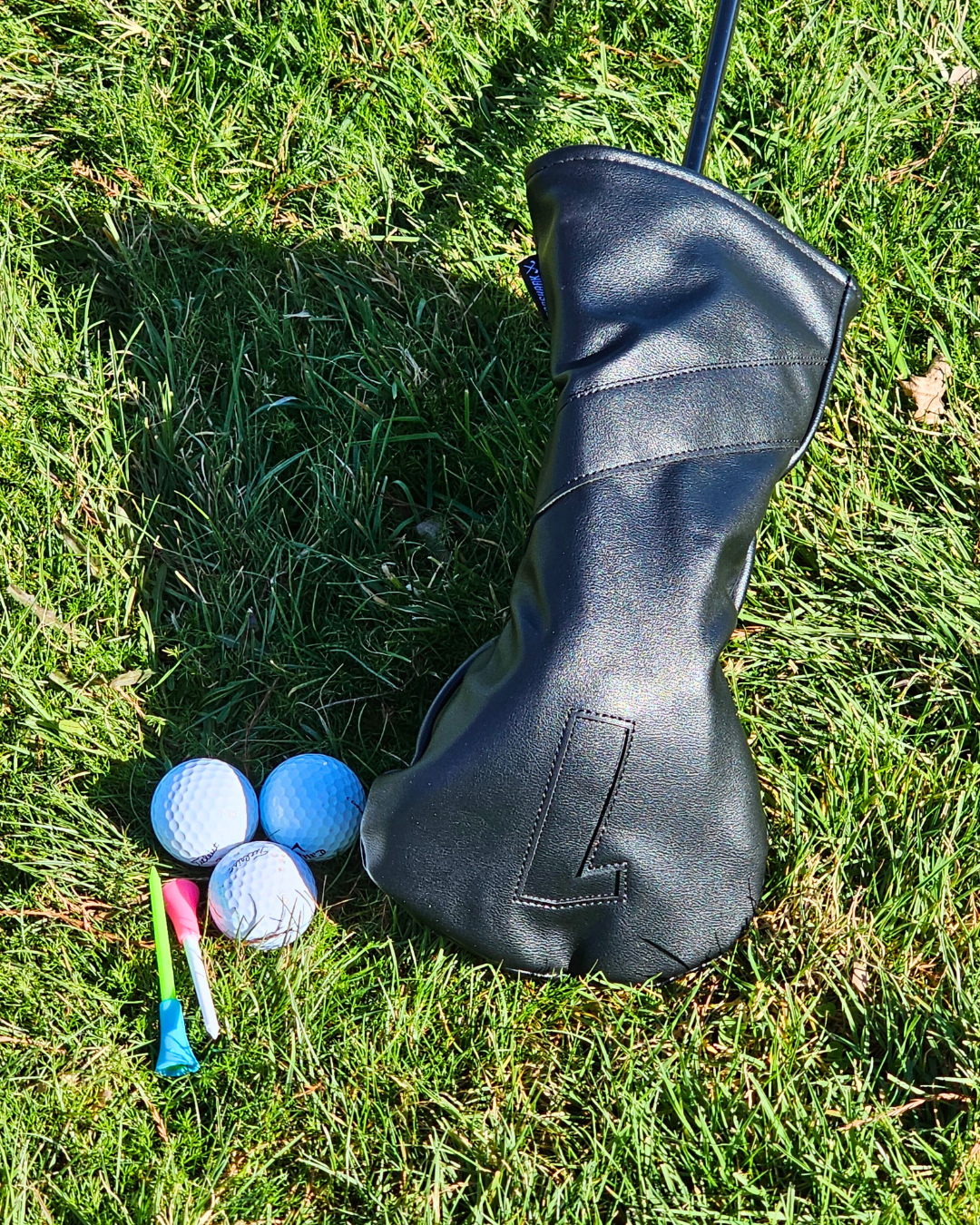 ParShark Golf Driver Head Cover - Stealth Black