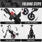 ParShark Golf Trundler 3 Wheel Umbrella Holder - Delta