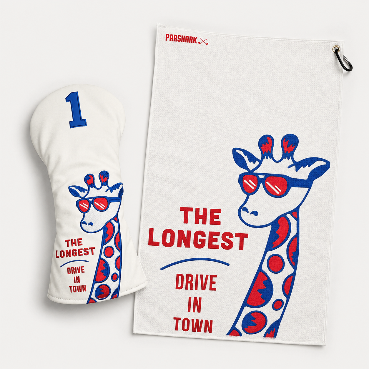 ParShark Longest Drive in Town Head Vover & Golf Towel