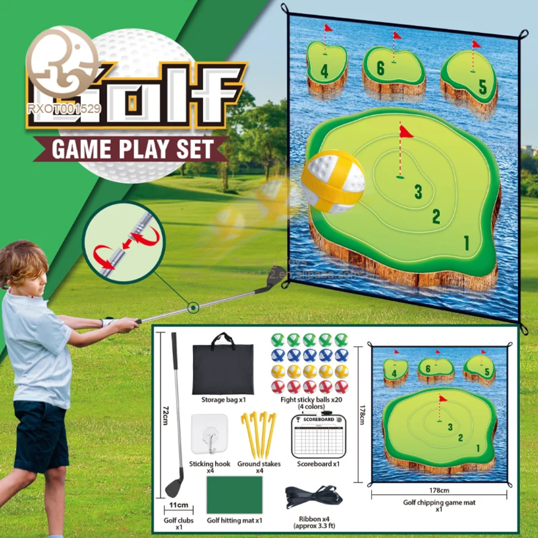 Family Golf Chipping Game Set - Velcro golf game!