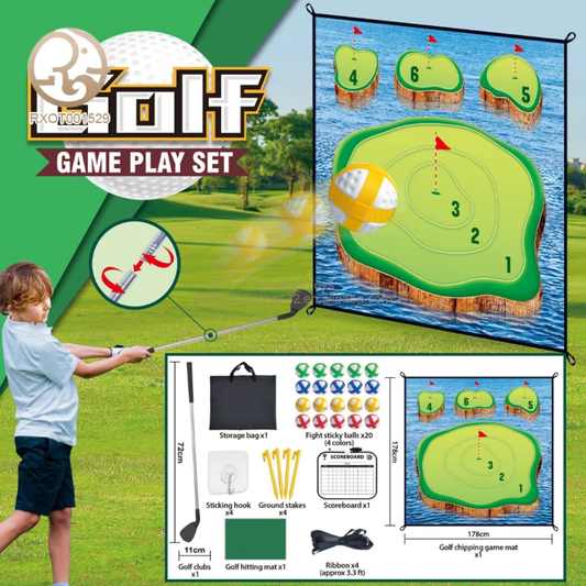Family Golf Chipping Game Set - Velcro golf game!