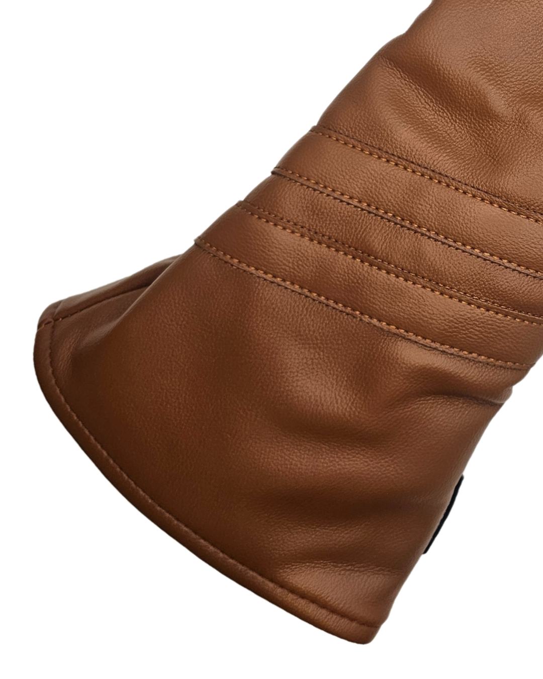 ParShark Vintage Faux Leather Driver Headcover – Brown
