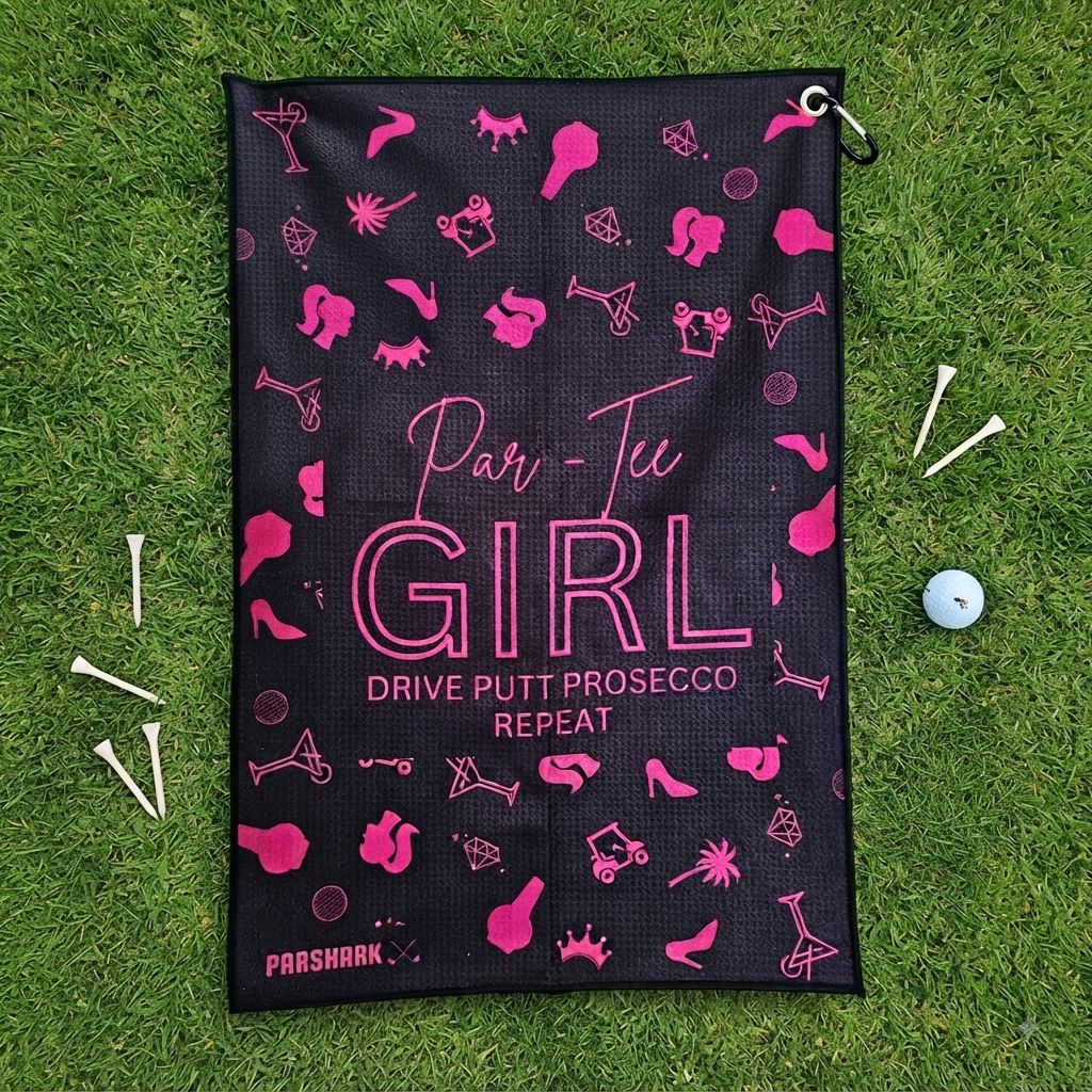 ParShark Golf Towel - Par Tee Girl