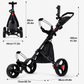 ParShark Golf Trundler 3 Wheel Umbrella Holder - Delta