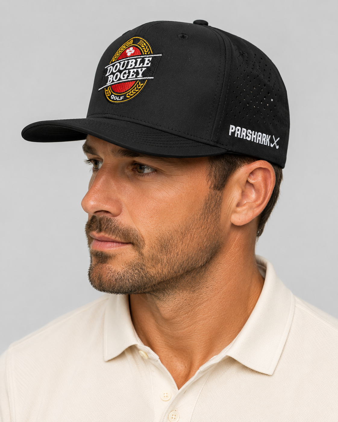Golf Hat - ParShark Double Bogey Black