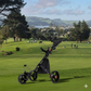 ParShark Golf Trundler 3 Wheel Umbrella Holder - Delta
