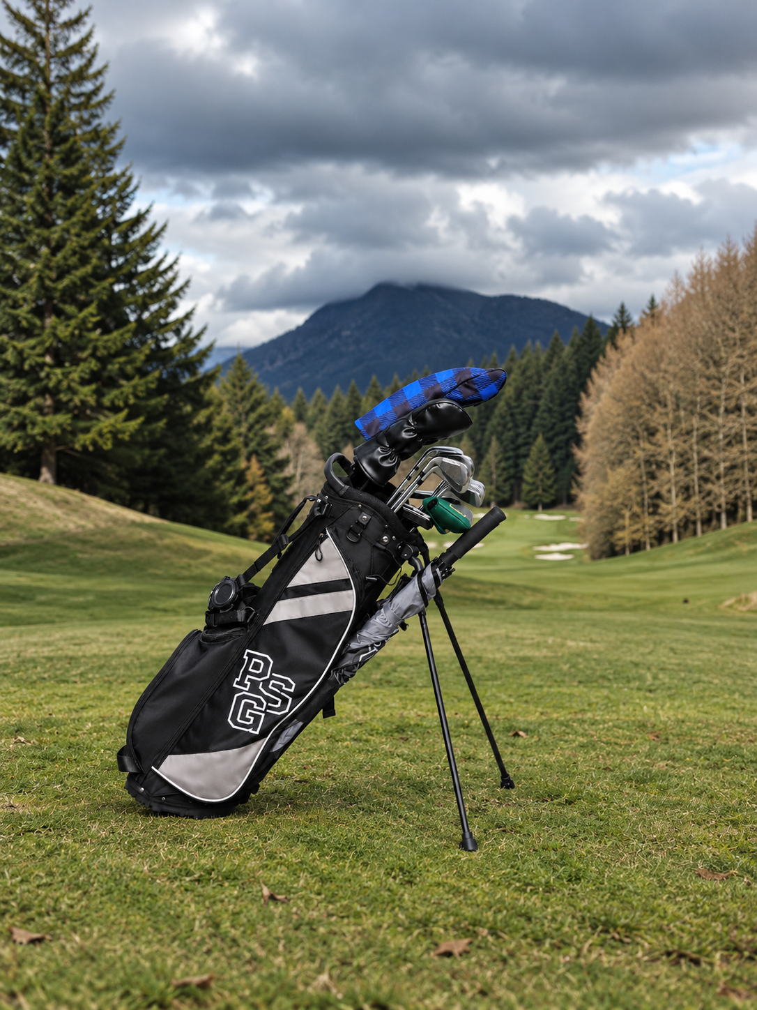 ParShark Vector Golf Bag - Black