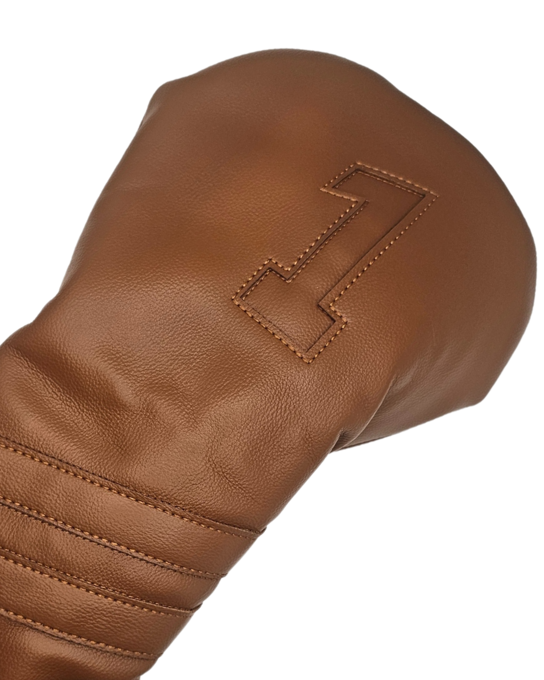 ParShark Vintage Faux Leather Driver Headcover – Brown