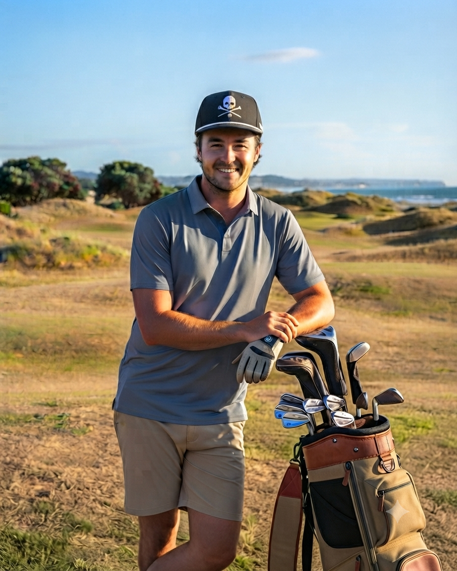 ParShark Black Tees Golf Hat – Snapback