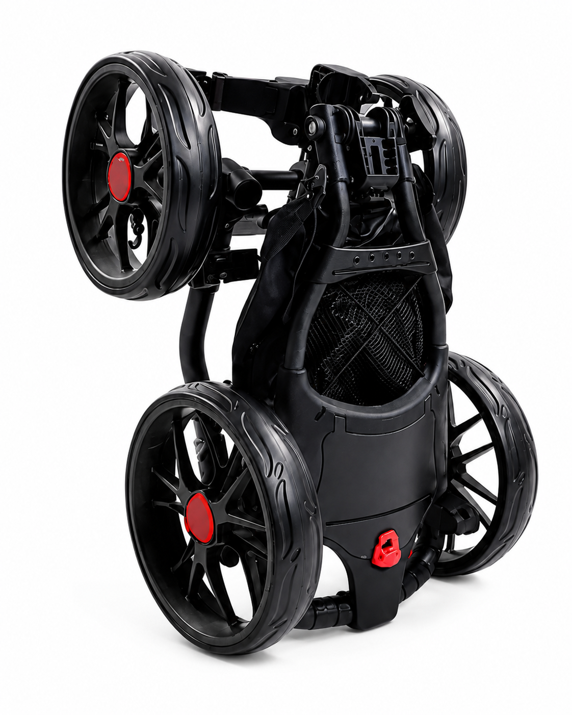 ParShark Golf Trundler 4 Wheel Umbrella Holder - Stealth