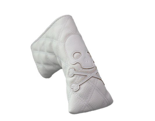 Blade Putter Headcover Quilted White