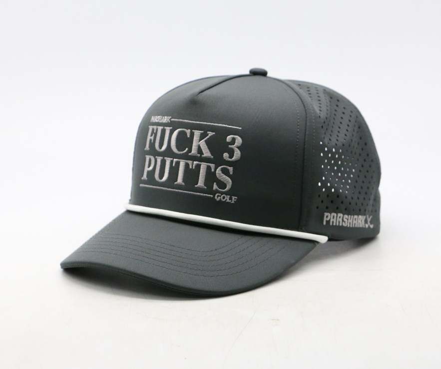 ParShark Fuck 3 Putts Snapback Golf Hat