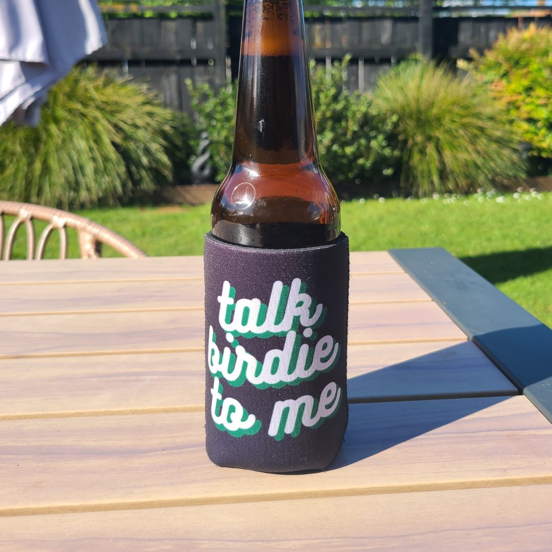 ParShark Beer Koozie Talk Birdie to Me